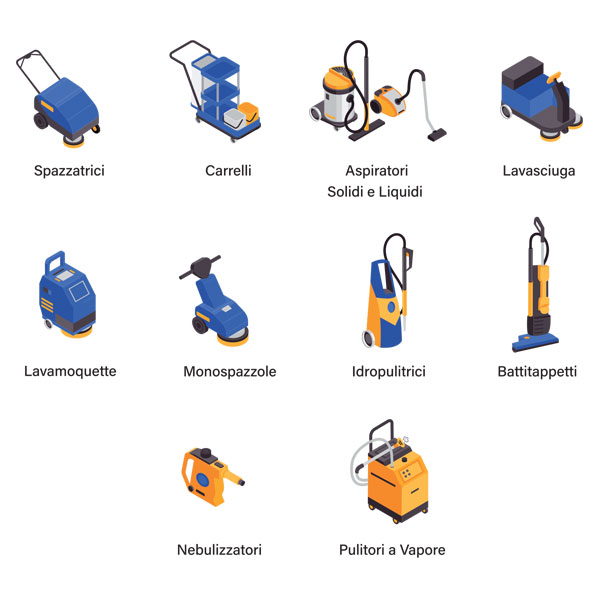 Immagine macchine cleaning professionale